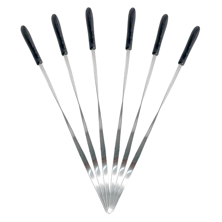 6 шампуров для электрической шашлычници, длина - 32 см, толщина 1,4 мм фото 1 — Интернет каталог PriceOK