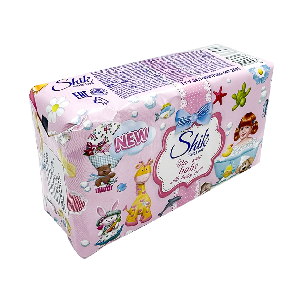 Набор Детское твердое мыло Шик, с кремом 5 шт. х 70 г фото 1 — Интернет каталог PriceOK