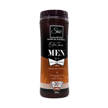 SHIK Men мужской гель-шампунь 3в1 Extra Тонус, 250 мл — Интернет каталог PriceOK