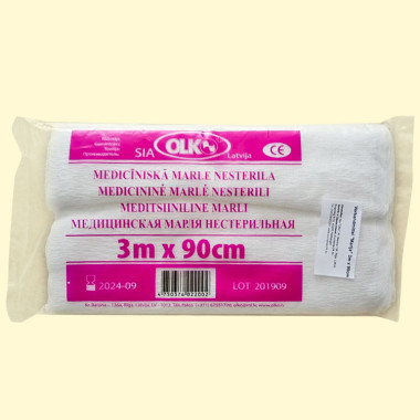 Медицинская марля нестерильная, 100% хлопок, 3 м х 90 см — Интернет каталог PriceOK