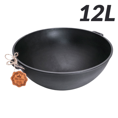 Чугунный узбекский WOK казан 12 литров — Интернет каталог PriceOK