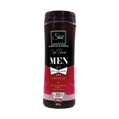 SHIK Men мужской гель-шампунь 3в1 Red Power, 250 мл — Интернет каталог PriceOK