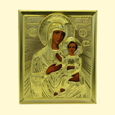 Икона Иверская в ризе, 11x13 см — Интернет каталог PriceOK