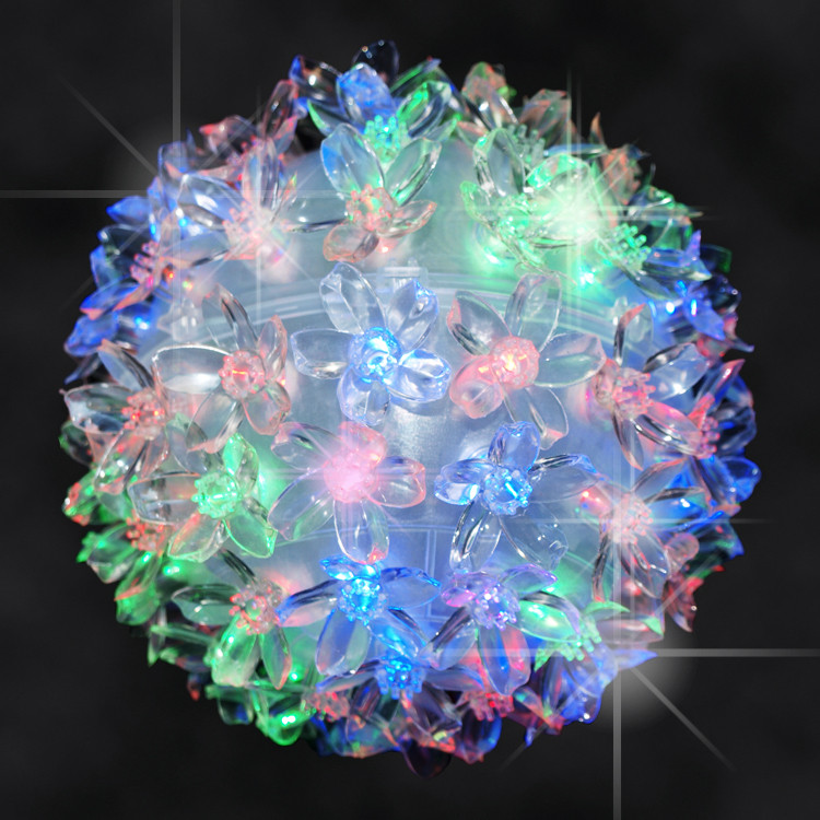 Рождественская лампа, 100 лампочек, светится разными цветами, меняя их. Диаметр 13 с фото 1 — Интернет каталог PriceOK