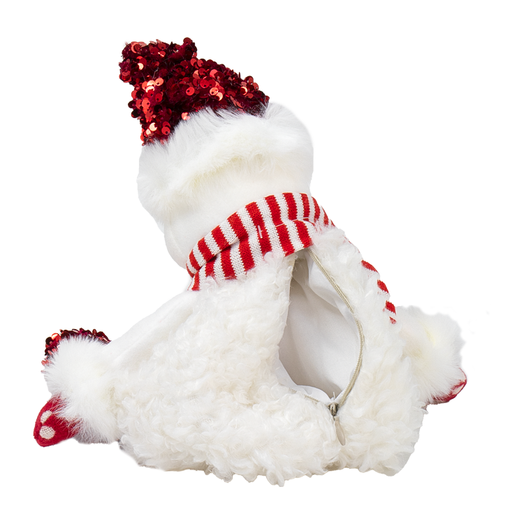 Мягкая игрушка Снеговик с отделением для конфет и подарков, 30 см фото 1 — Интернет каталог PriceOK