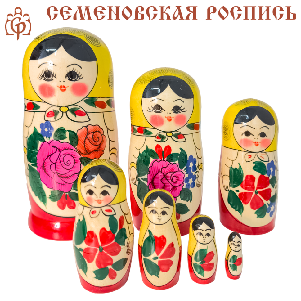 Матрёшка Семёновская M7 16 см фото 1 — Интернет каталог PriceOK