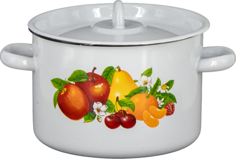 Кастрюля эмалированная Фруктовый рай 3 л фото 1 — Интернет каталог PriceOK