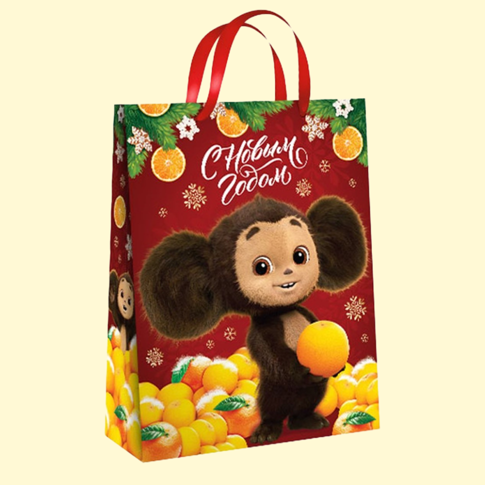 Пакет ламинированный вертикальный - Чебурашка, 31 x 40 x 11,5 cm, цвет Красный фото 1 — Интернет каталог PriceOK