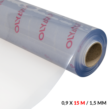 Скатерть CRYSTAL прозрачная 0,9 x 15 м, Толщина 1,5 мм — Интернет каталог PriceOK