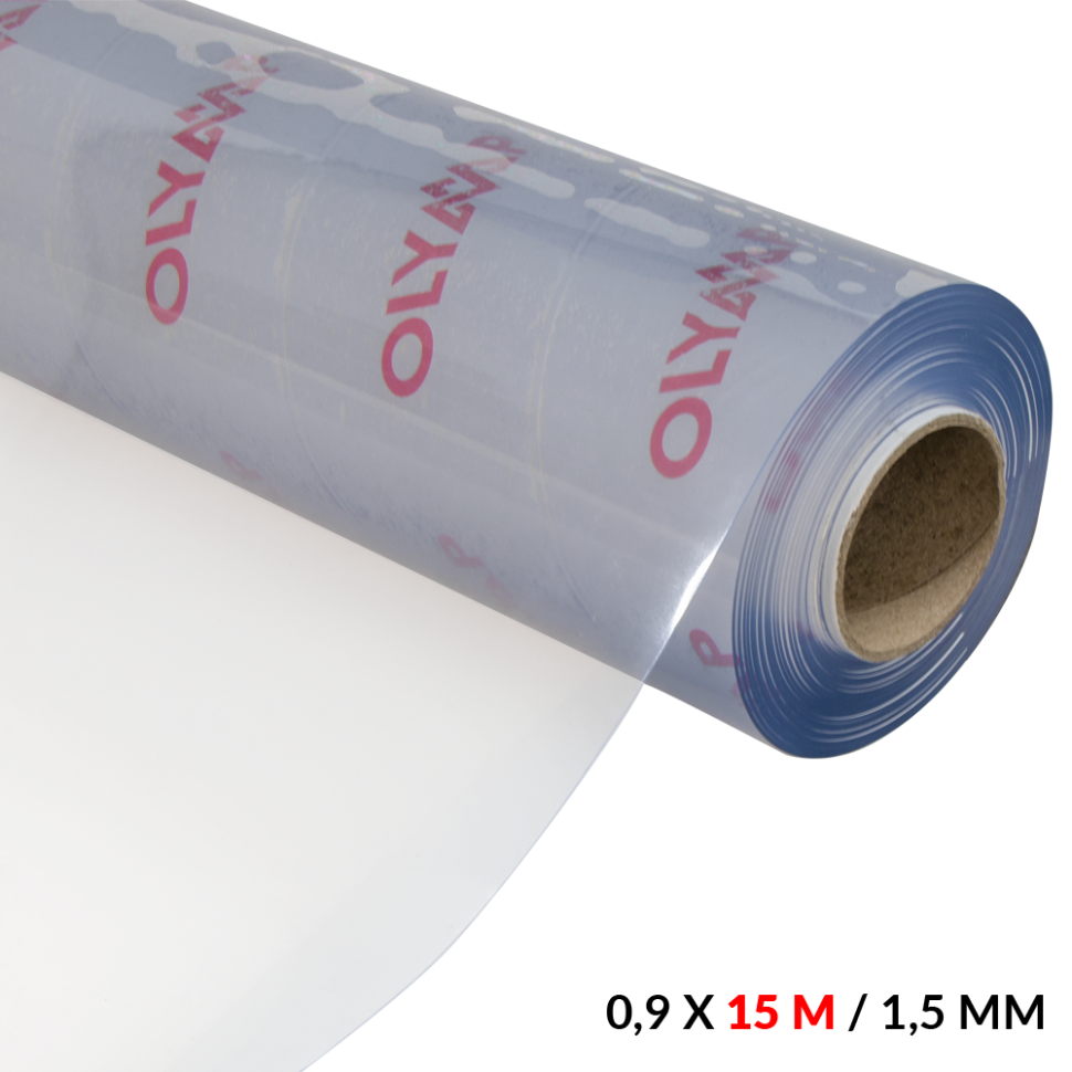 Скатерть CRYSTAL прозрачная 0,9 x 15 м, Толщина 1,5 мм фото 1 — Интернет каталог PriceOK