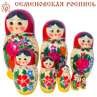 Матрёшка Семёновская M8 19 см — Интернет каталог PriceOK