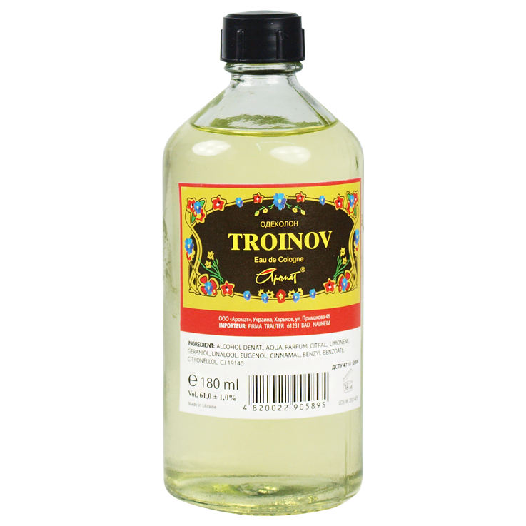 Одеколон Тройной жёлтый, 180 мл фото 1 — Интернет каталог PriceOK