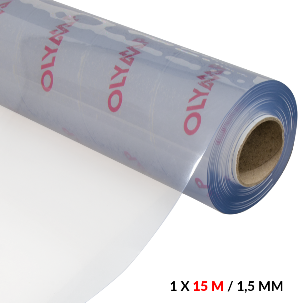 Скатерть CRYSTAL прозрачная 1 x 15 м, Толщина 1,5 мм фото 1 — Интернет каталог PriceOK