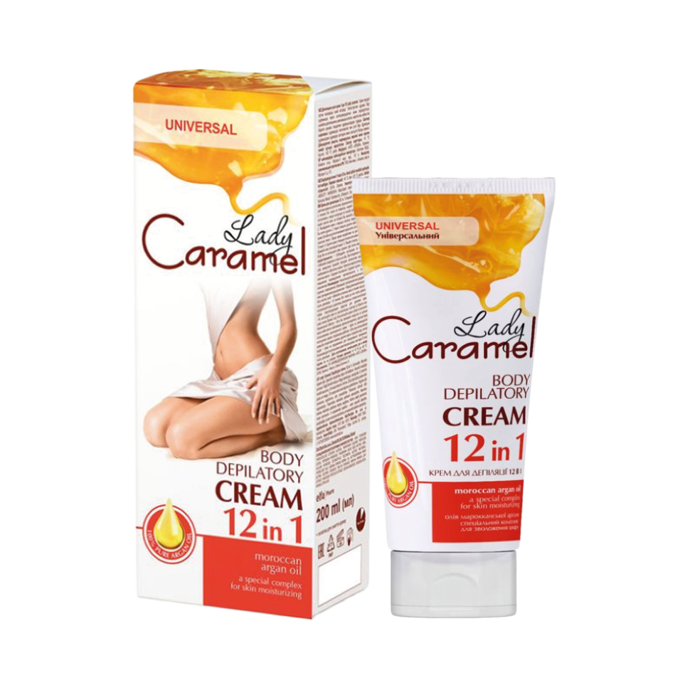 LADY CARAMEL универсальный депиляционный крем 12в1, 200 мл фото 1 — Интернет каталог PriceOK