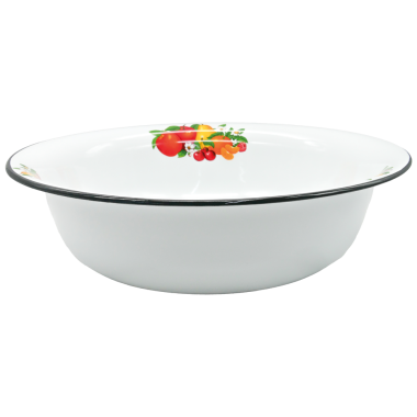 Таз Фруктовый рай эмалированный 16 л — Интернет каталог PriceOK