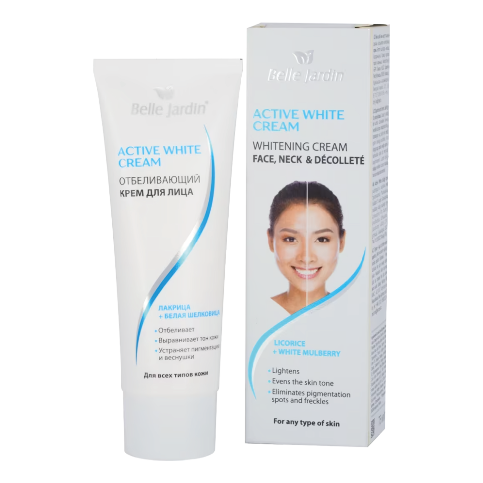 Belle Jardin Отбеливающий крем для лица с лакрицей и белой шелковицей, 75 мл фото 1 — Интернет каталог PriceOK