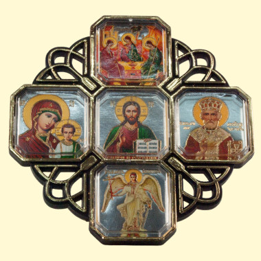 Икона-Крест для машины, 10х10 см — Интернет каталог PriceOK