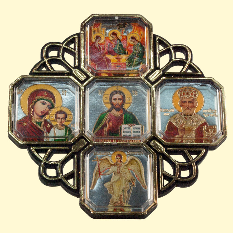 Икона-Крест для машины, 10х10 см фото 1 — Интернет каталог PriceOK