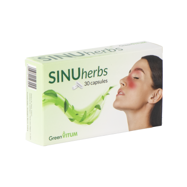 Пищевая добавка для функции дыхания SINUherbs, 30 капсул — Интернет каталог PriceOK