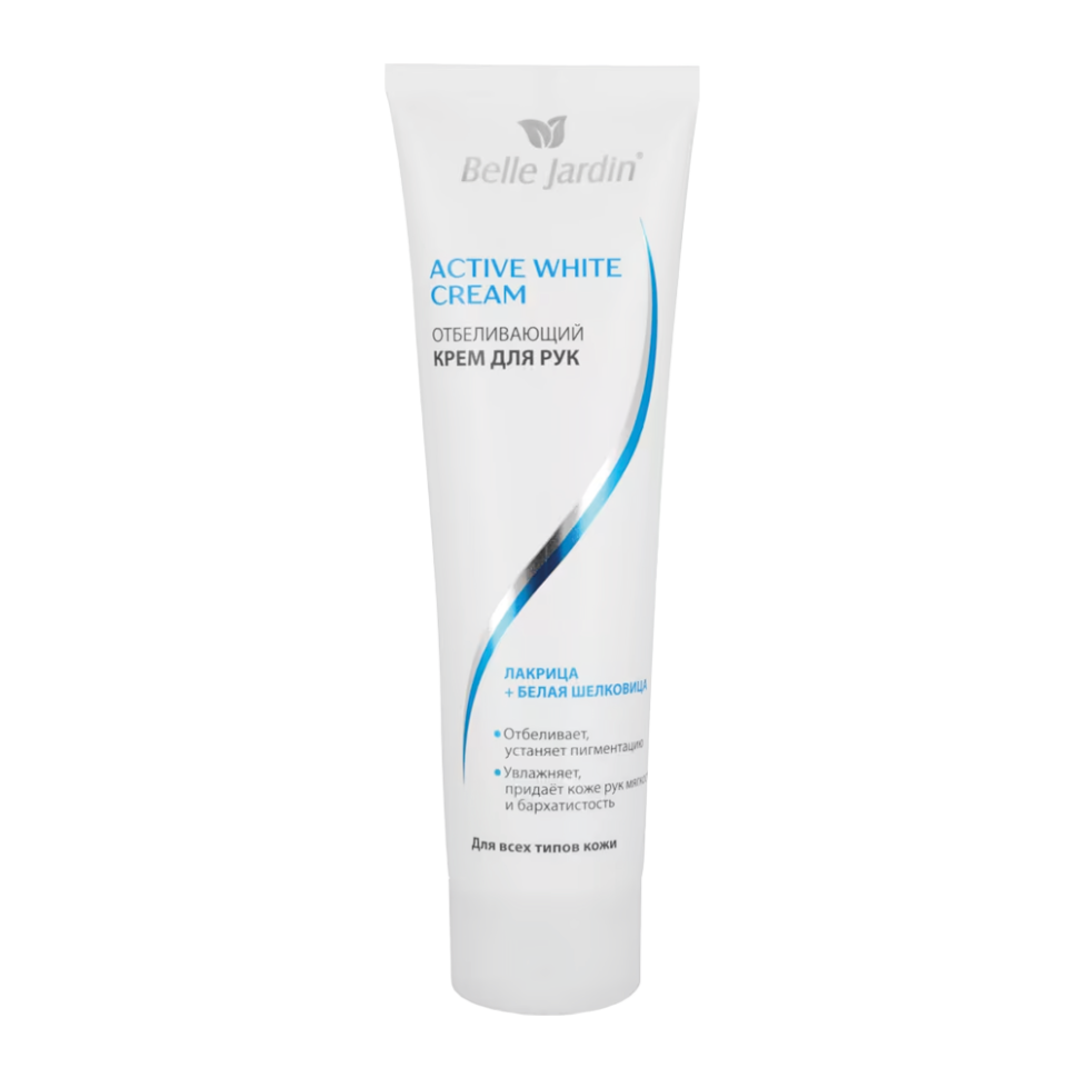 Belle Jardin Отбеливающий крем для рук с лакрицей и белой шелковицей, 100 мл фото 1 — Интернет каталог PriceOK