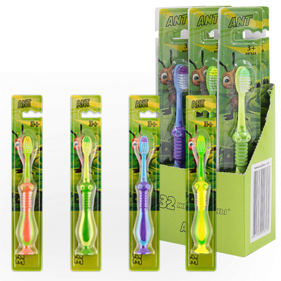 Зубная щетка детская MODUM 32 Жемчужины Ant 1 шт, 15,5 см фото 1 — Интернет каталог PriceOK