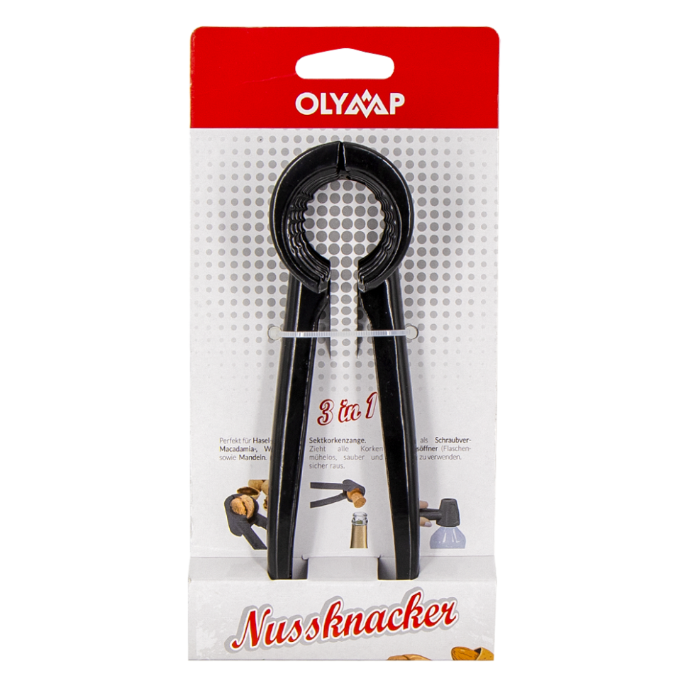 Щипцы для колки орехов 18,5 см, 3 в 1 фото 1 — Интернет каталог PriceOK