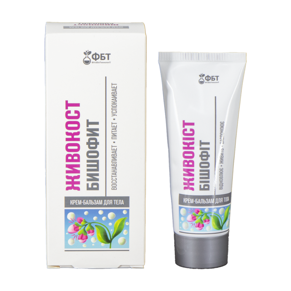Крем-бальзам для тела Живокост Бишофит, 75 мл фото 1 — Интернет каталог PriceOK