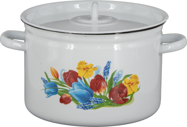 Эмалированная кастрюля Сания 5,5 л — Интернет каталог PriceOK