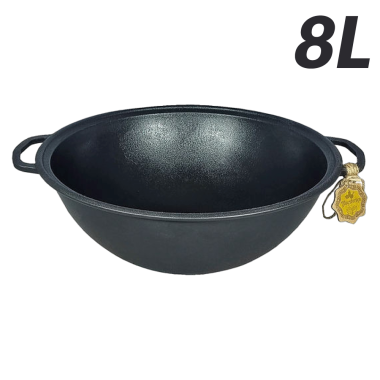 Чугунный узбекский WOK казан 8 литров — Интернет каталог PriceOK