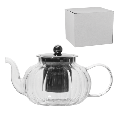 Заварочный чайник из стекла 1,5 л, из высококачественного стекла, с крышкой и металлическим ситечко — Интернет каталог PriceOK