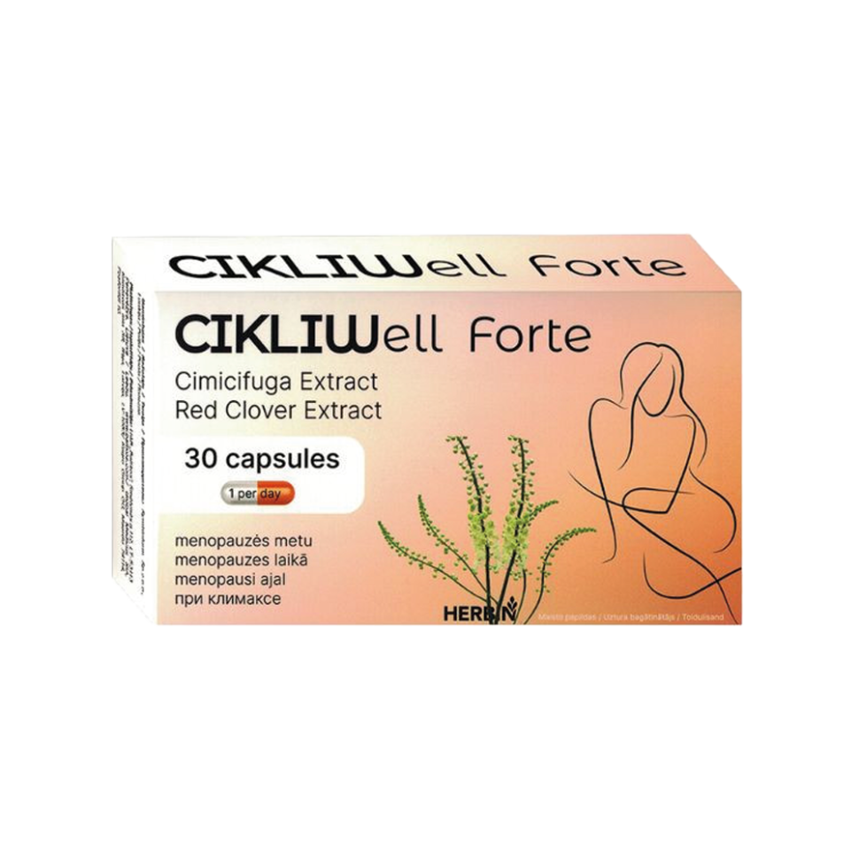 Пищевая добавка при климаксе CIKLIWell Forte, 30 капсул фото 1 — Интернет каталог PriceOK