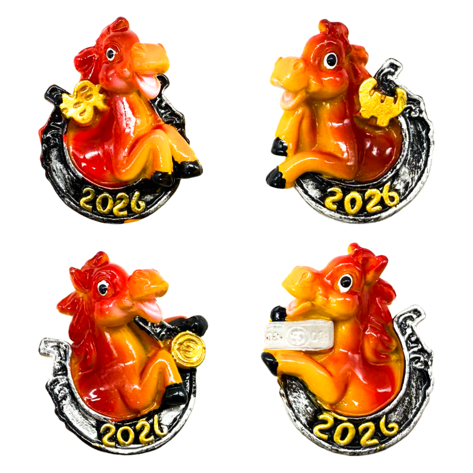 Набор магнитов 24 штуки Год Лошади 4 x 5 см фото 1 — Интернет каталог PriceOK