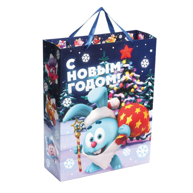 Пакет ламинированный вертикальный - Смешарики, 31 x 40 x 11,5 cm — Интернет каталог PriceOK