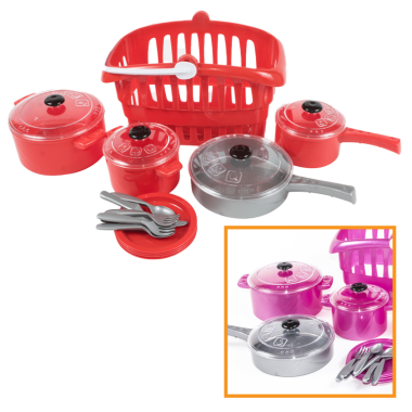 Набор кухонных принадлежностей Kristinka 2, красно-серый / розово- серый, 29,5x19x22 см — Интернет каталог PriceOK