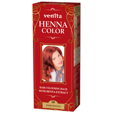 Красящий травяной бальзам Henna Color на основе натуральной хны, гранат №10, 75 мл — Интернет каталог PriceOK
