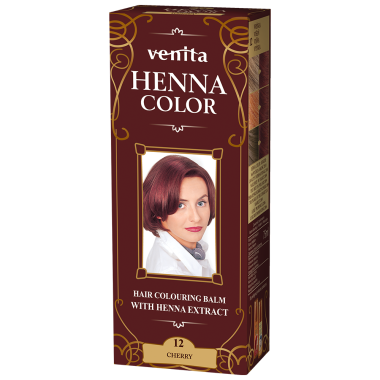 Красящий травяной бальзам Henna Color на основе натуральной хны, вишня №12, 75 мл — Интернет каталог PriceOK