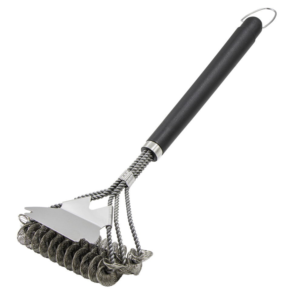 Щётка для гриля со скребком, 45 см фото 1 — Интернет каталог PriceOK