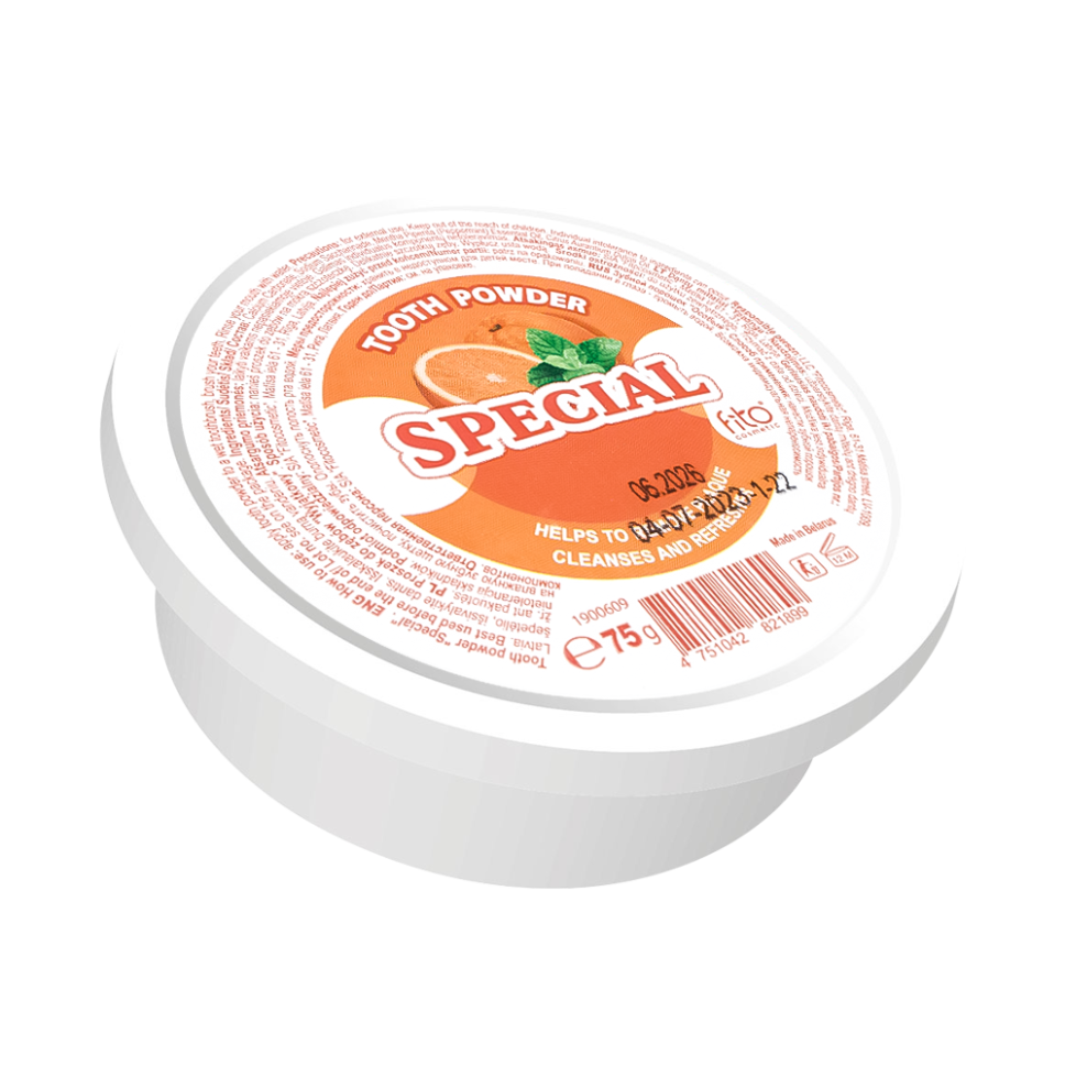 Зубной порошок Особый Fito Kosmetik 75 г фото 1 — Интернет каталог PriceOK