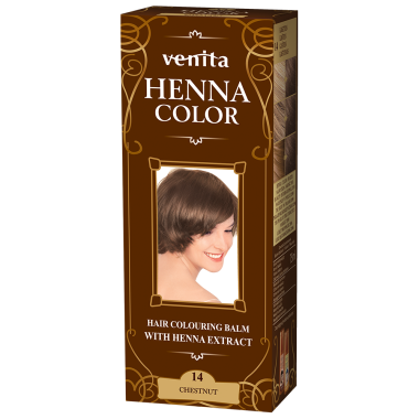 Красящий травяной бальзам Henna Color на основе натуральной хны, каштан №14, 75 мл — Интернет каталог PriceOK