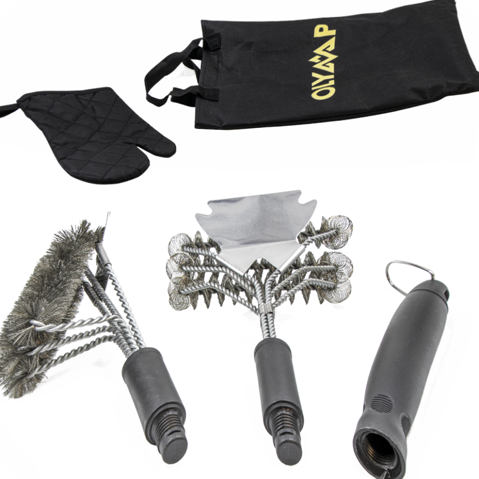 Набор в фирменном мешке: перчатка, щётка со скребком 41 см, щётка со скребком 45 см, сменная ручка фото 1 — Интернет каталог PriceOK