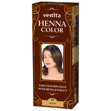 Красящий травяной бальзам Henna Color на основе натуральной хны, коричневый №15, 75 мл — Интернет каталог PriceOK