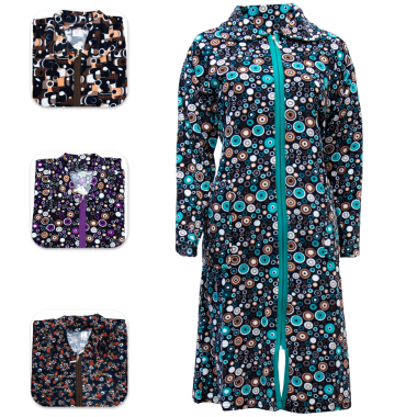 Домашний велюровый халат на замке, разные дизайны, 100% хлопок  XL, 2 XL, 3XL, 4XL, 5XL, 6XL, 7XL — Интернет каталог PriceOK