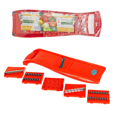 Овощерезка с шестью насадками 35 см — Интернет каталог PriceOK