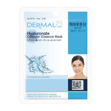 DERMAL Тканевая маска для лица с коллагеном и гиалуроновой кислотой, 23 г — Интернет каталог PriceOK