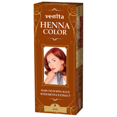 Красящий травяной бальзам Henna Color на основе натуральной хны, рубин №8, 75 мл — Интернет каталог PriceOK