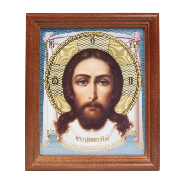 Икона Спас Нерукотворный, деревянная рама, двойное тиснение, под стеклом, 11x13 см — Интернет каталог PriceOK