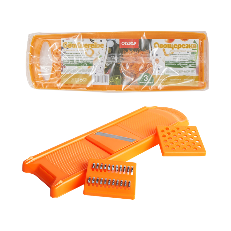 Овощерезка для корейской моркови 3 ножа 29 см фото 1 — Интернет каталог PriceOK