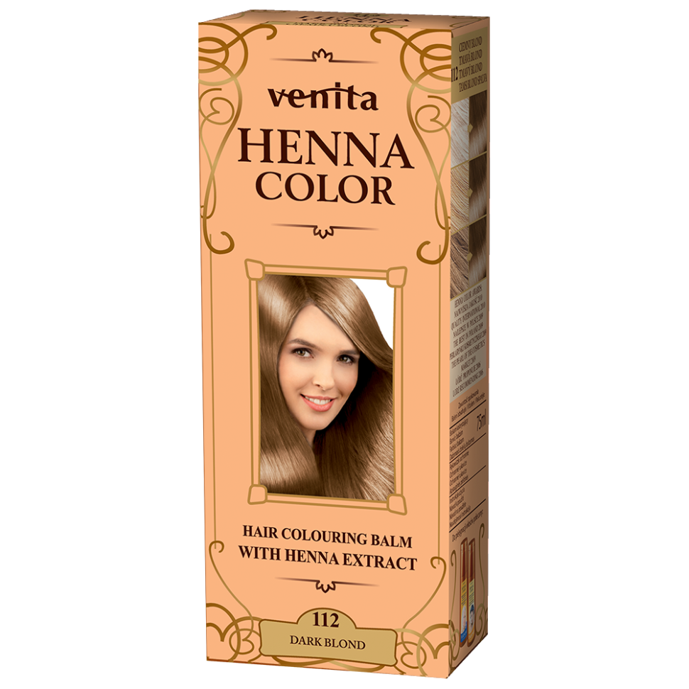 Красящий травяной бальзам Henna Color на основе натуральной хны, Темно-русый №112, 75 мл фото 1 — Интернет каталог PriceOK