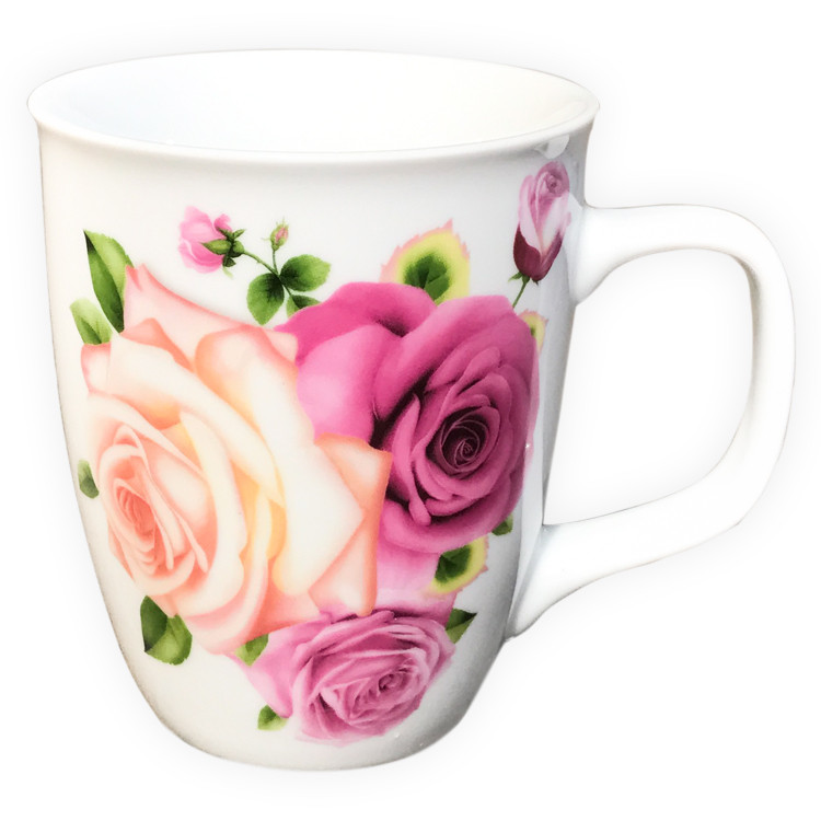Набор кружек Розы (4шт.), 0,4 л фото 1 — Интернет каталог PriceOK