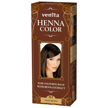 Красящий травяной бальзам Henna Color на основе натуральной хны, светло-коричневый №113, 75 мл — Интернет каталог PriceOK